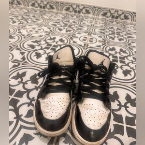 Kids Black and White Sneakers